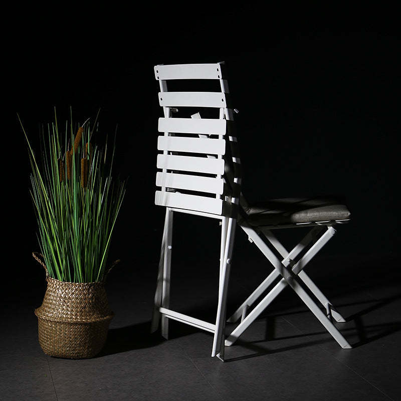 Nordic Iron Foldable Dining Chair