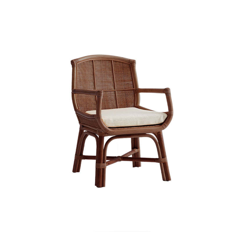 Japanese Woven Rattan Dining Chair