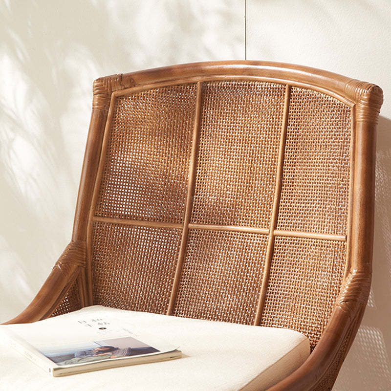 Japanese Woven Rattan Dining Chair