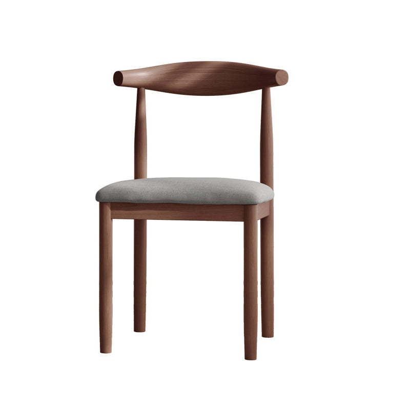 Vintage Linen PU Leather Dining Chair