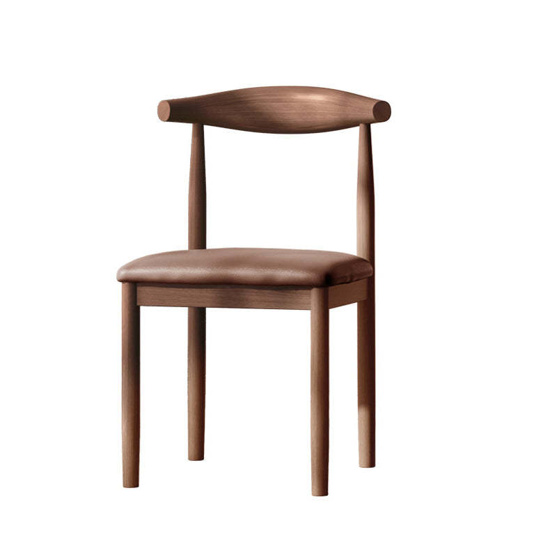 Vintage Linen PU Leather Dining Chair