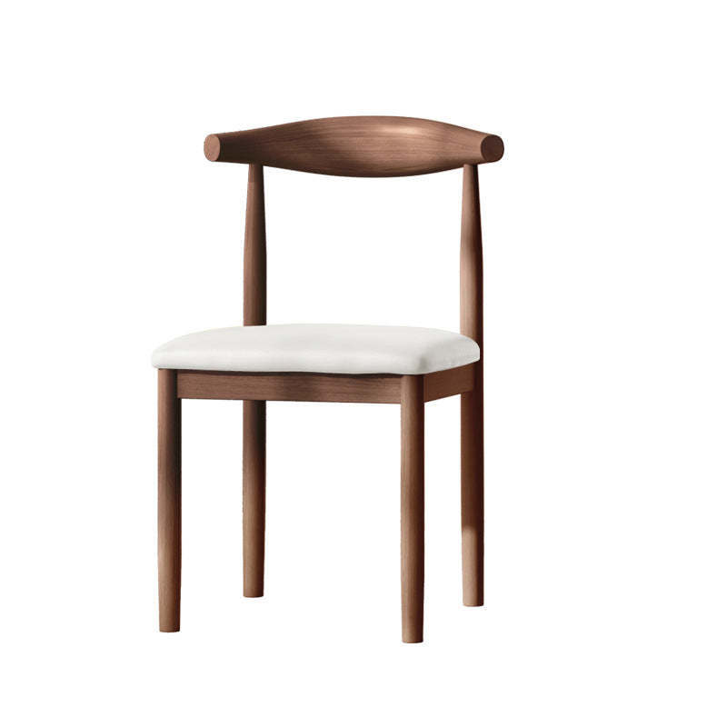 Vintage Linen PU Leather Dining Chair