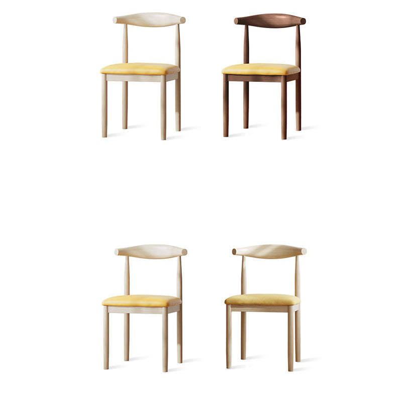 Vintage Linen PU Leather Dining Chair