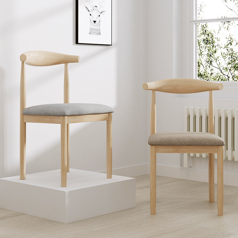 Vintage Linen PU Leather Dining Chair