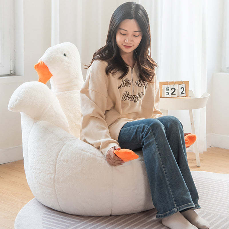 Swan Lamb Cashmere Accent Chair