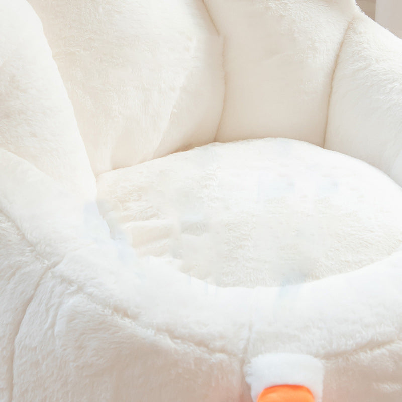 Swan Lamb Cashmere Accent Chair