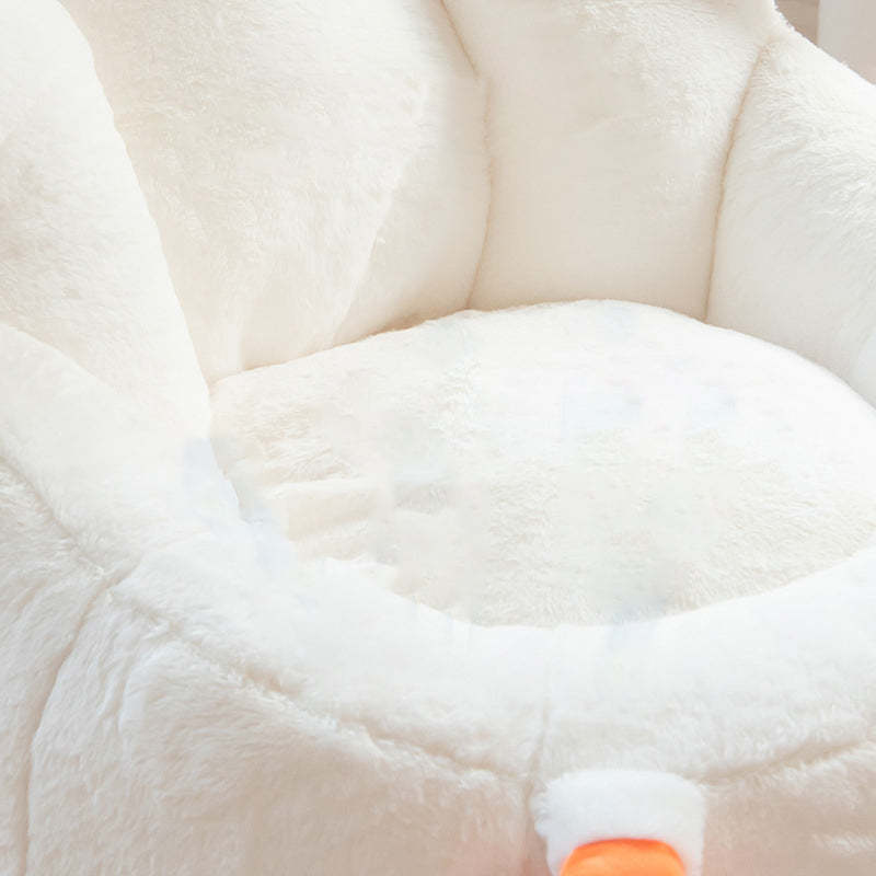 Swan Lamb Cashmere Accent Chair