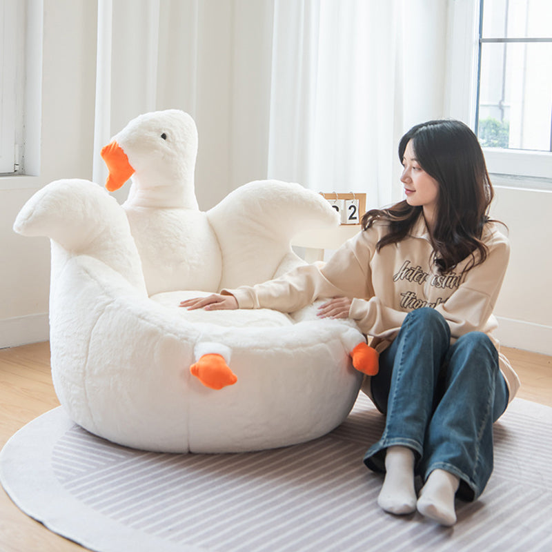 Swan Lamb Cashmere Accent Chair