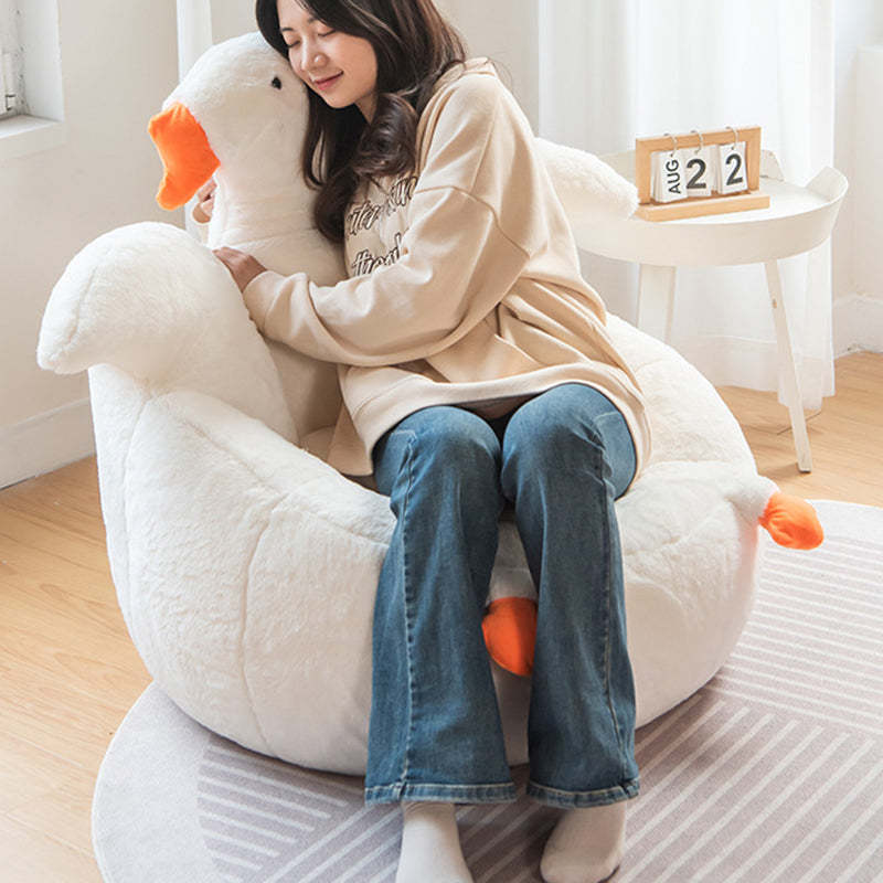Swan Lamb Cashmere Accent Chair