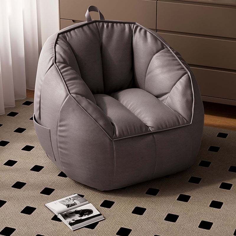 Minimalist Portable Tech Cloth Accent Chair — Orange