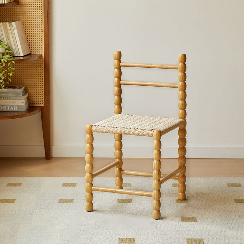 Vintage Ladder Back Rubberwood Dining Chair