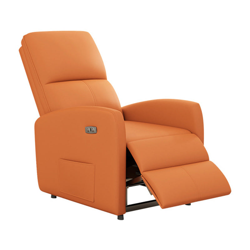 Modern Electric Carbon Steel Pana Leather Accent Chair