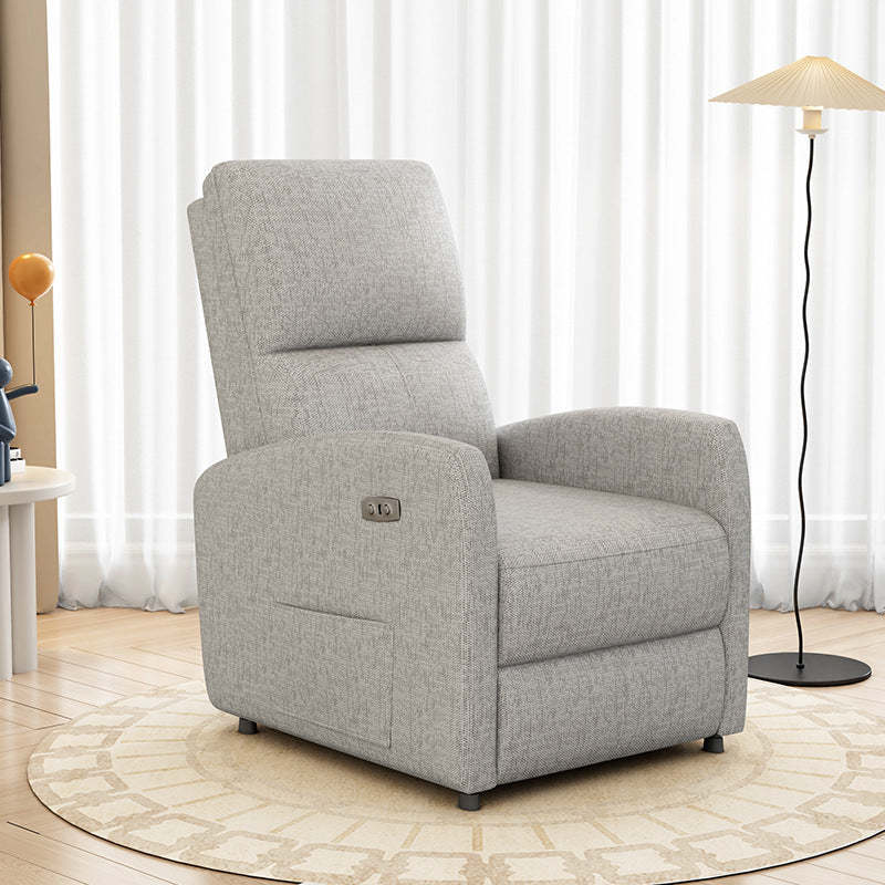 Modern Electric Carbon Steel Pana Leather Accent Chair