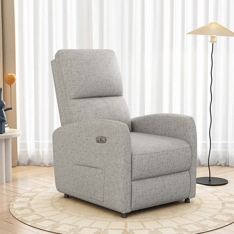 Modern Electric Carbon Steel Pana Leather Accent Chair