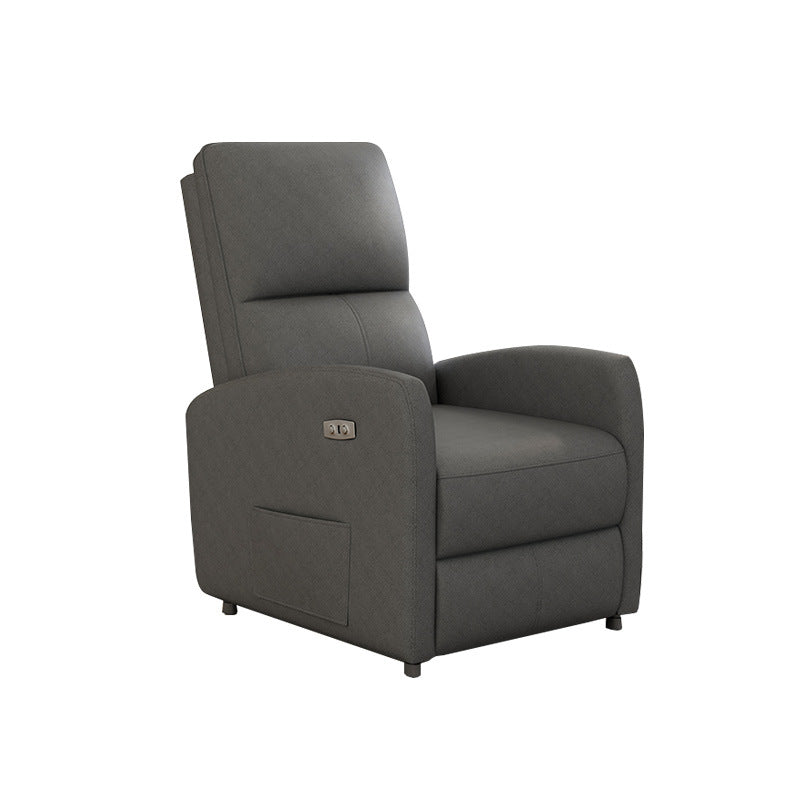 Modern Electric Carbon Steel Pana Leather Accent Chair