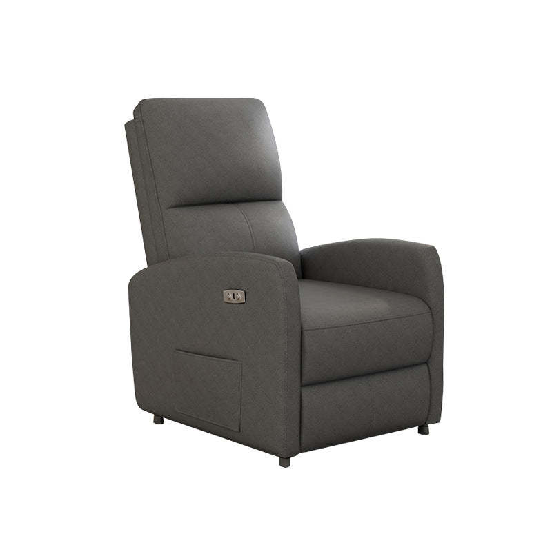 Modern Electric Carbon Steel Pana Leather Accent Chair