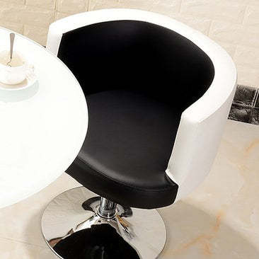 Scandinavian PU Leather Vanity Stool