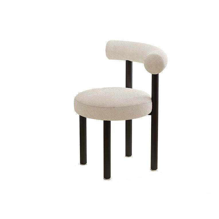 Nordic Lambswool Iron Vanity Stool