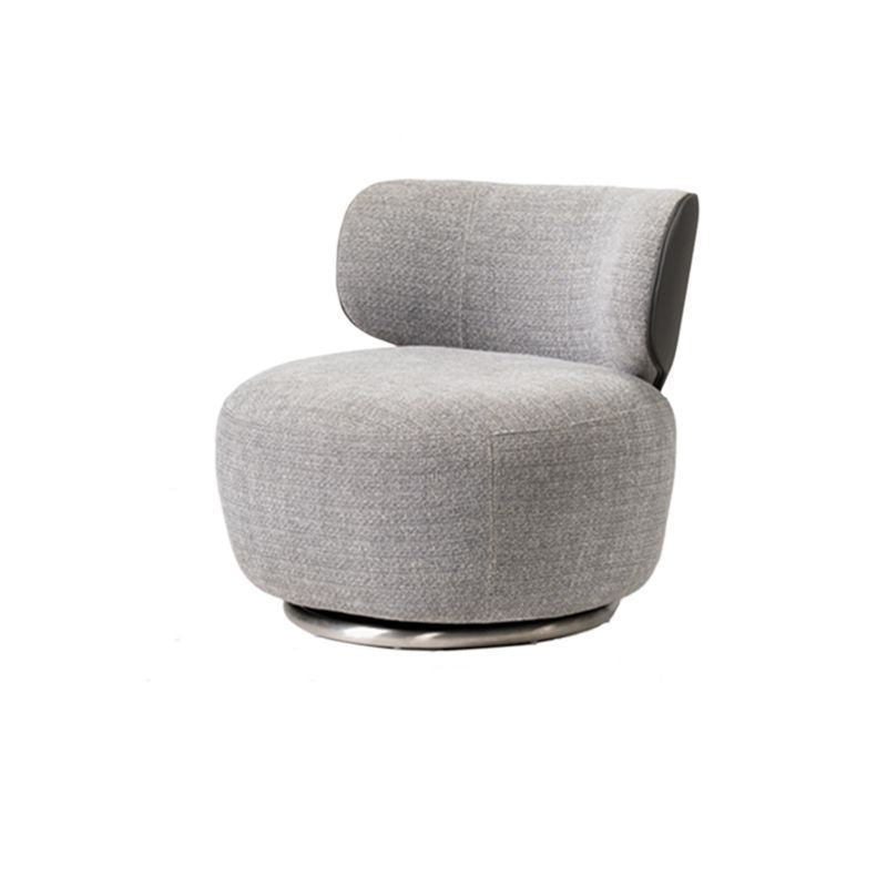 European Linen Wood Iron Sofa