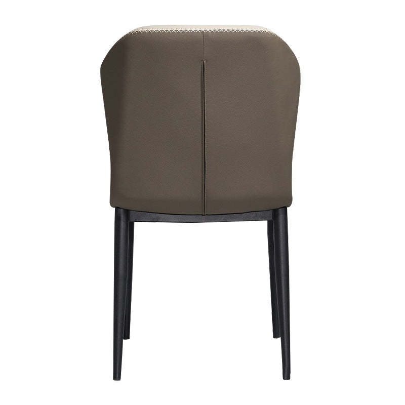 Nordic Cross-Sewing Cat-Scratch Carbon Steel Dining Chair