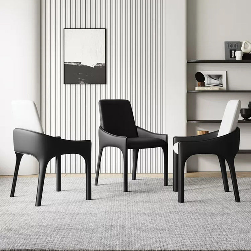 Modern Cat-Scratch Skin Carbon Steel Dining Chair