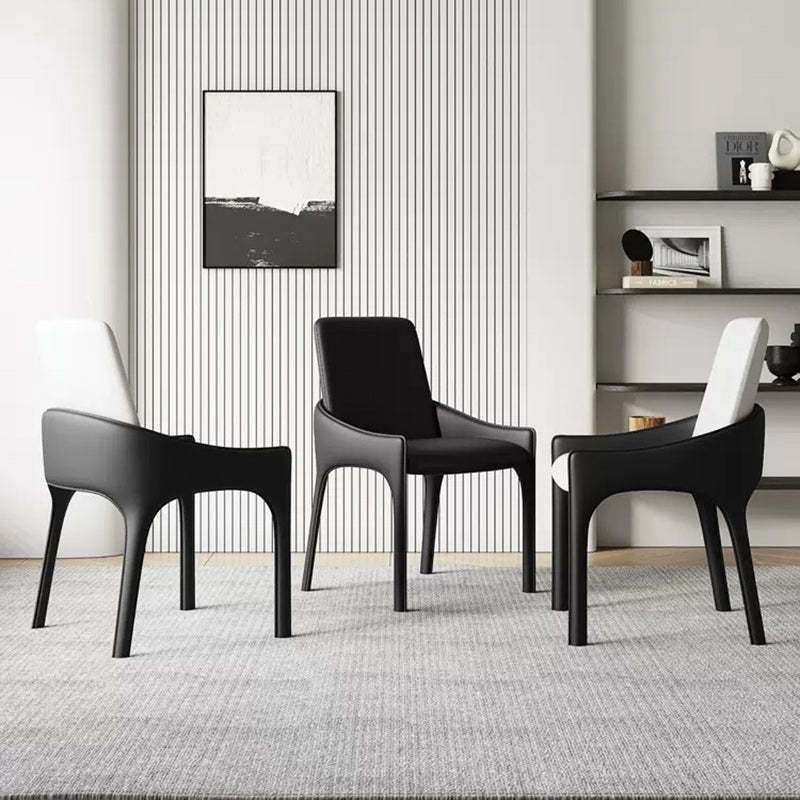 Modern Cat-Scratch Skin Carbon Steel Dining Chair