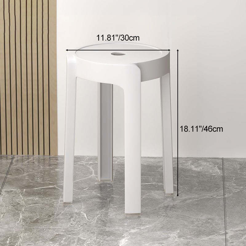 Minimalist Windmill Plastic Stackable Dining Chair — Pink