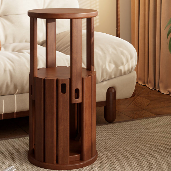 Chinese Solid Wood Nesting Low Stool