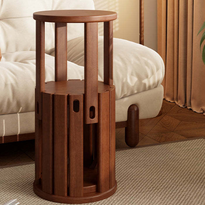Chinese Solid Wood Nesting Low Stool