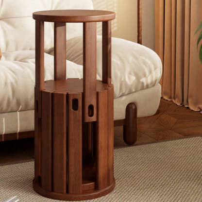 Chinese Solid Wood Nesting Low Stool
