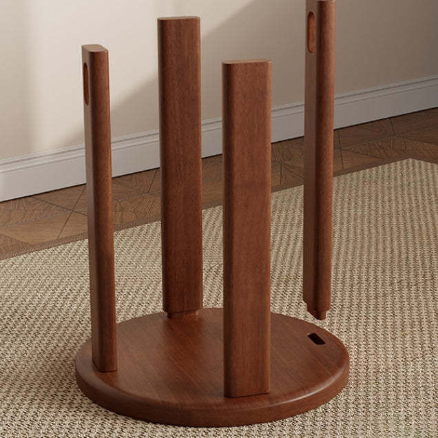 Chinese Solid Wood Nesting Low Stool