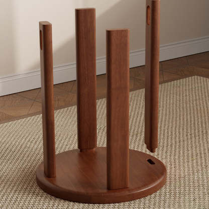 Chinese Solid Wood Nesting Low Stool