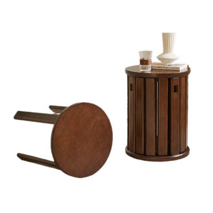 Chinese Solid Wood Nesting Low Stool