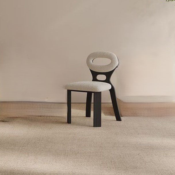 Scandinavian Wood Wool Oval Dining Chair