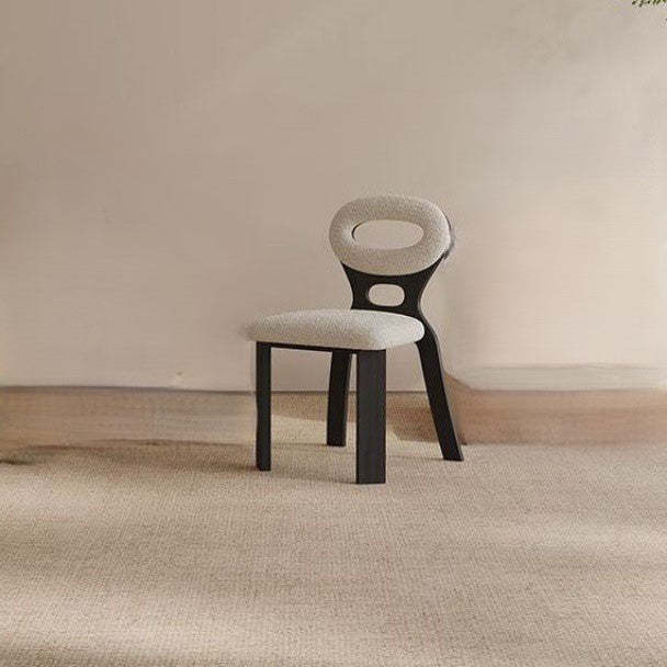 Scandinavian Wood Wool Oval Dining Chair