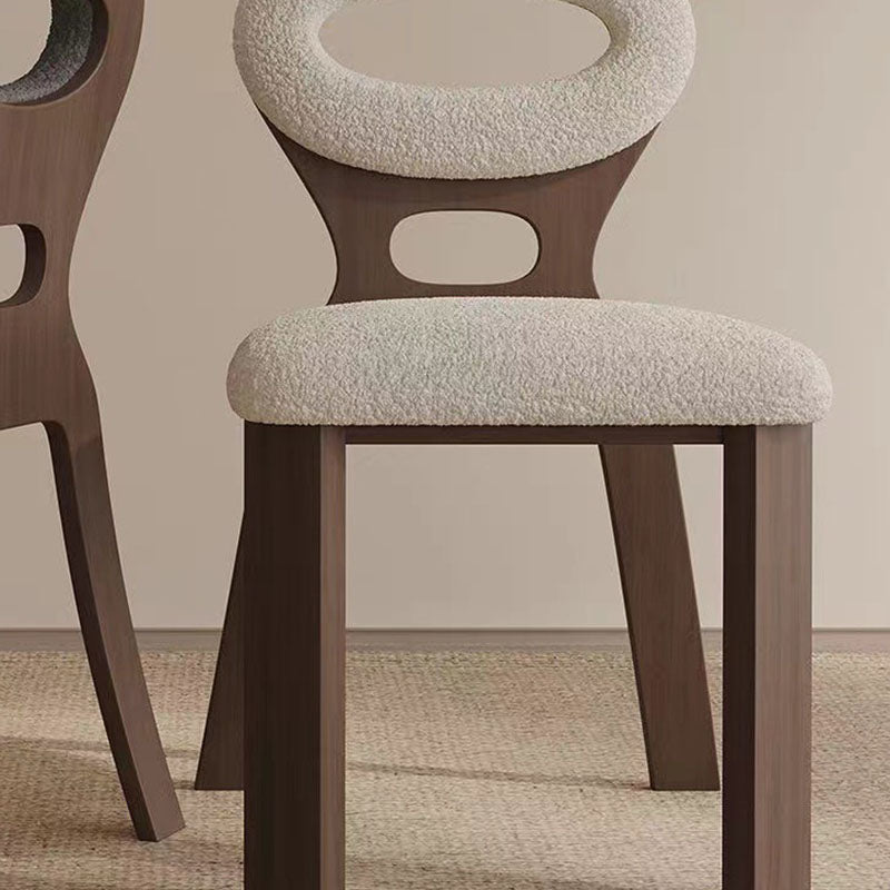 Scandinavian Wood Wool Oval Dining Chair — Black