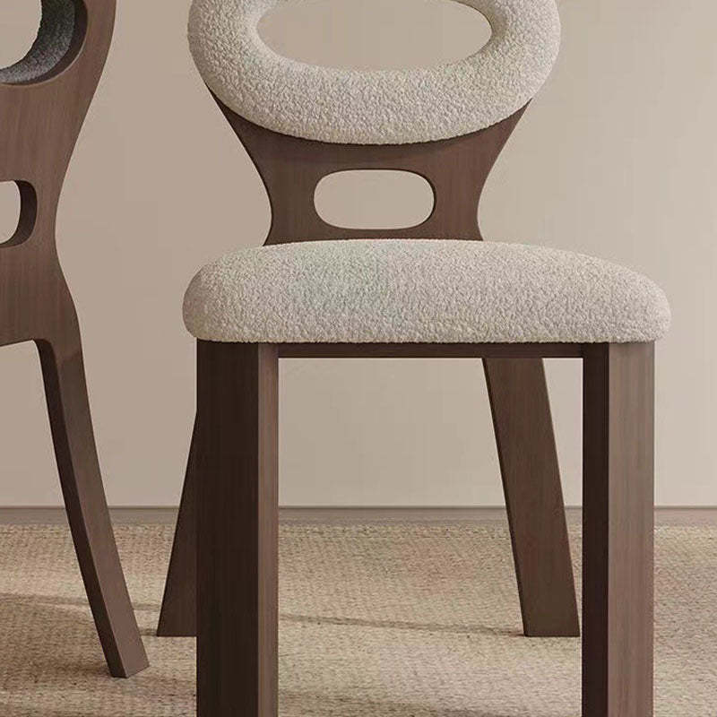 Scandinavian Wood Wool Oval Dining Chair — Black
