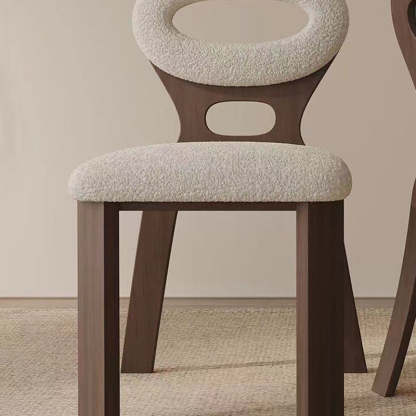 Scandinavian Wood Wool Oval Dining Chair