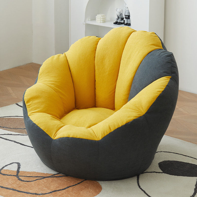 Minimalist Fabric Particle Shell Accent Chair