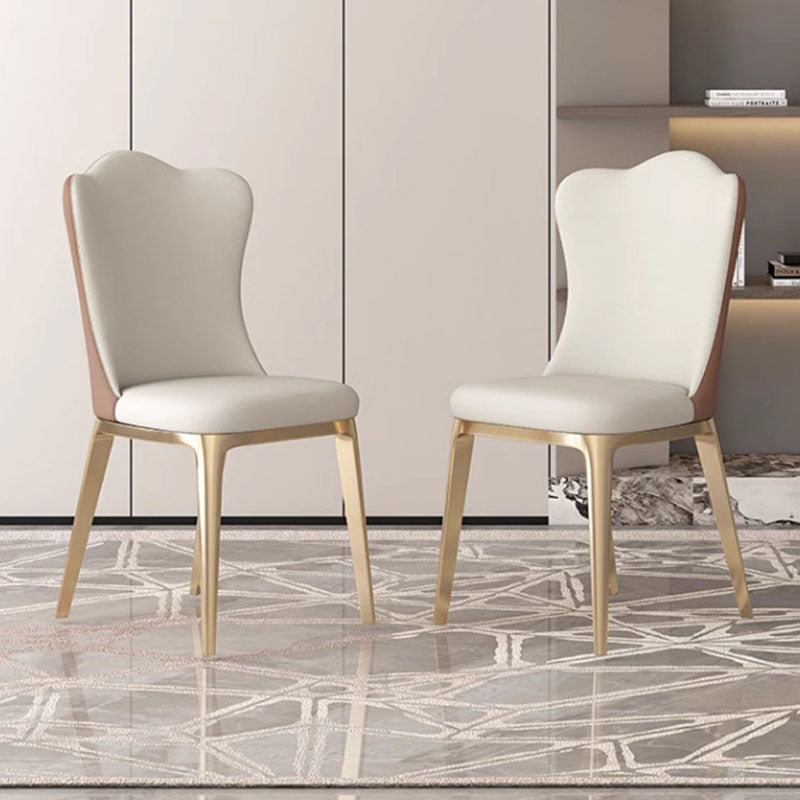 Luxury titanium cloud wood leather metal wood dining chairs & benches, Lighom