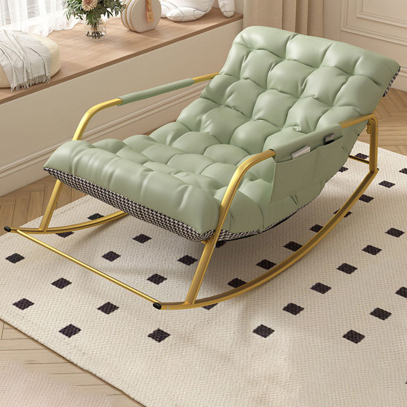 Minimalist Iron Leather Cotton Recliner