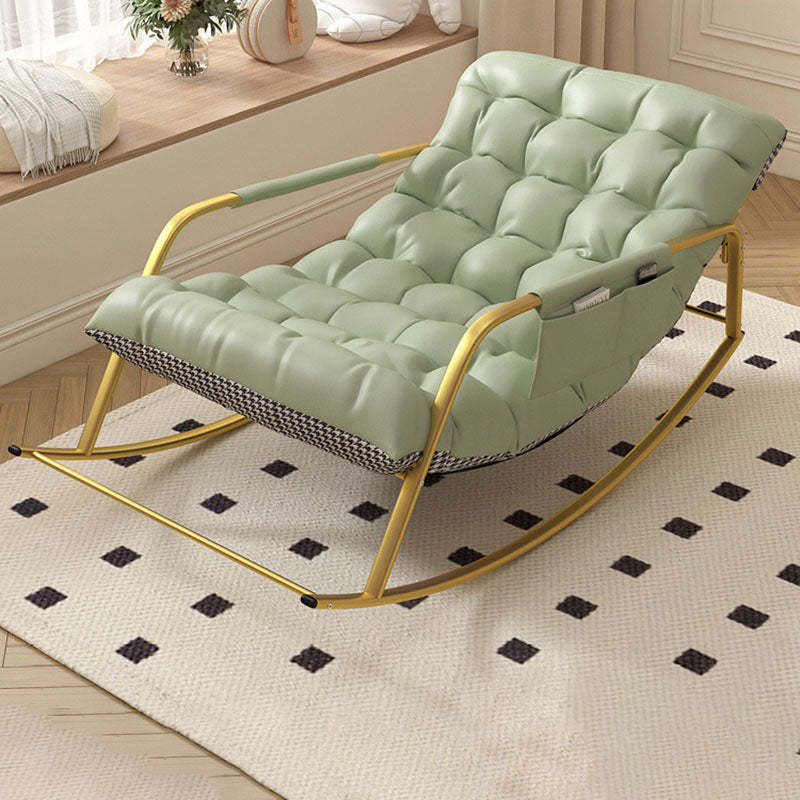 Minimalist Iron Leather Cotton Recliner