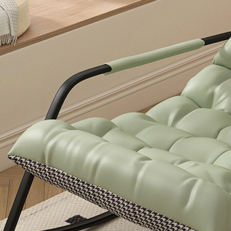 Minimalist Iron Leather Cotton Recliner