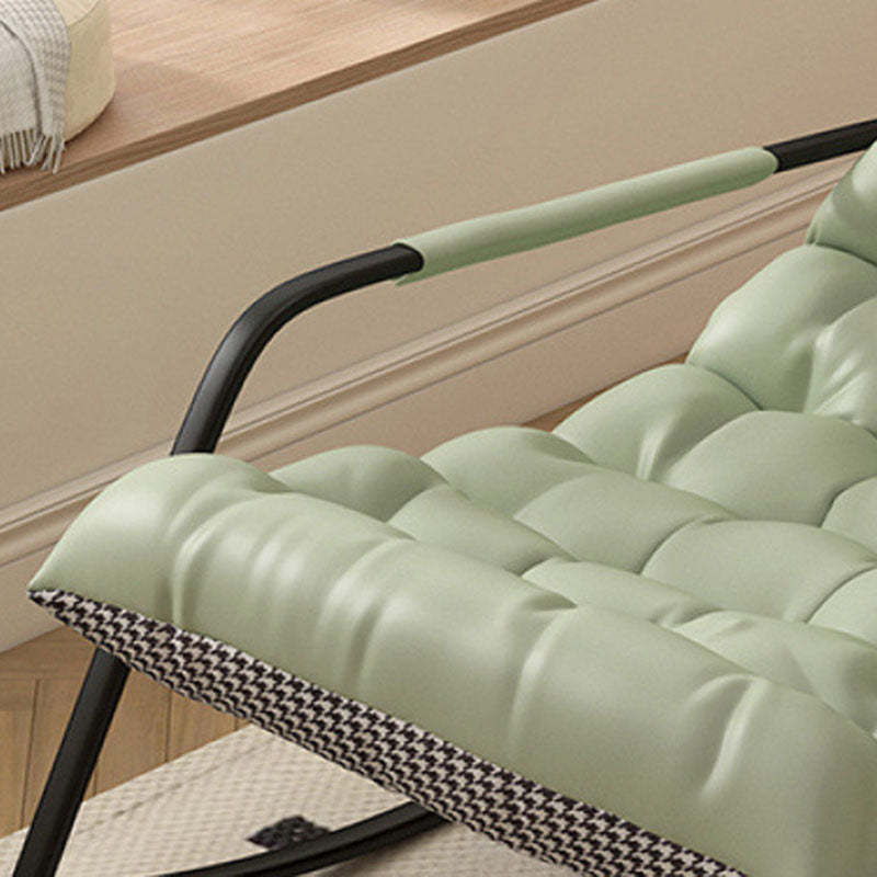 Minimalist Iron Leather Cotton Recliner