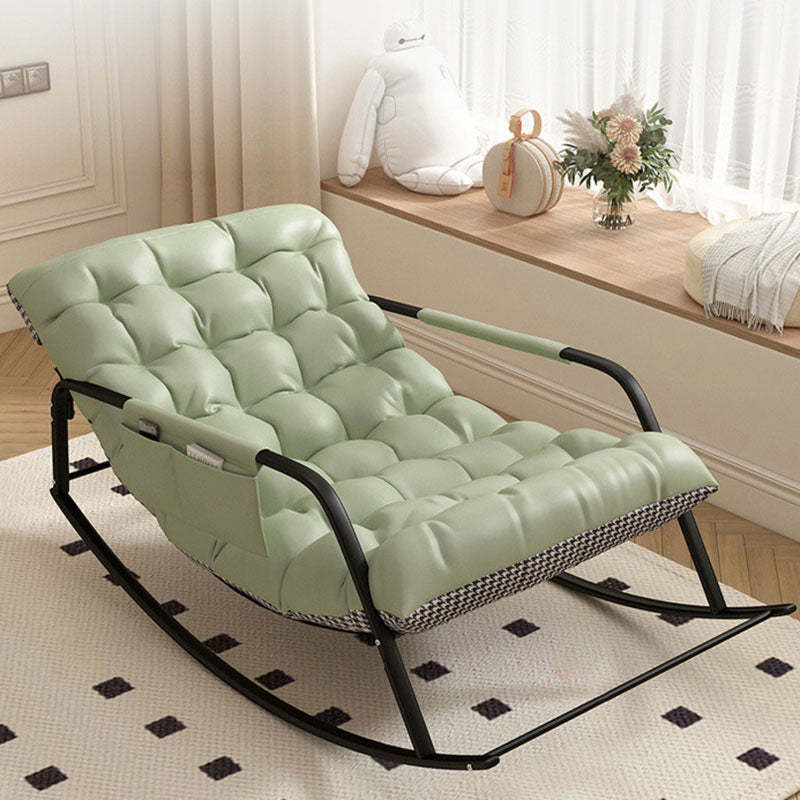 Minimalist Iron Leather Cotton Recliner