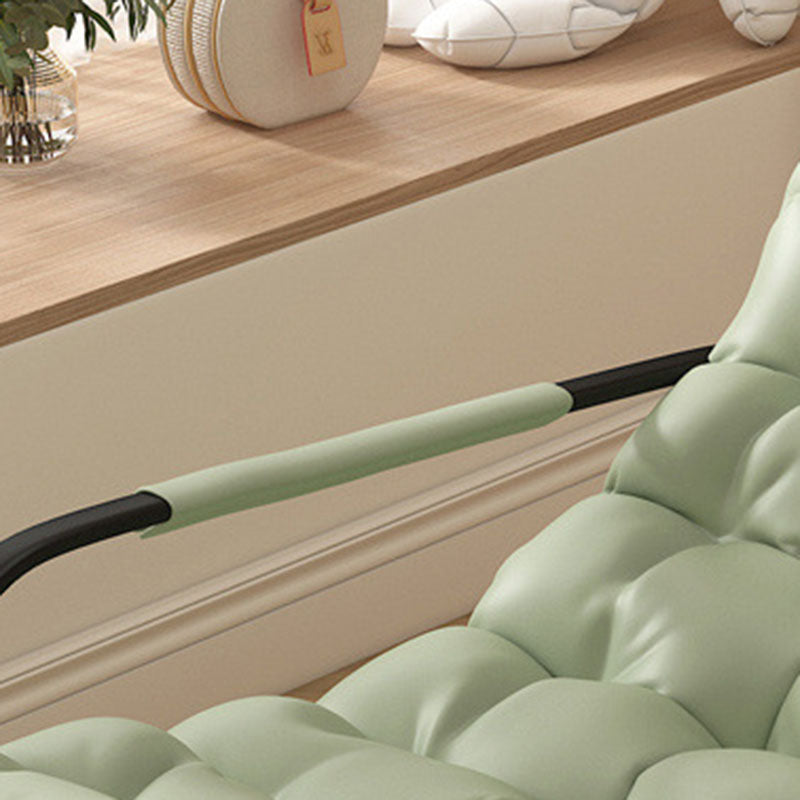 Minimalist Iron Leather Cotton Recliner