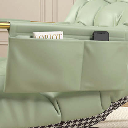 Minimalist Iron Leather Cotton Recliner