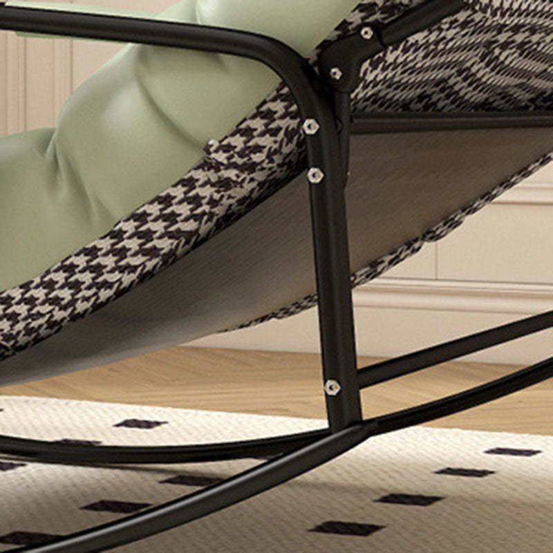 Minimalist Iron Leather Cotton Recliner