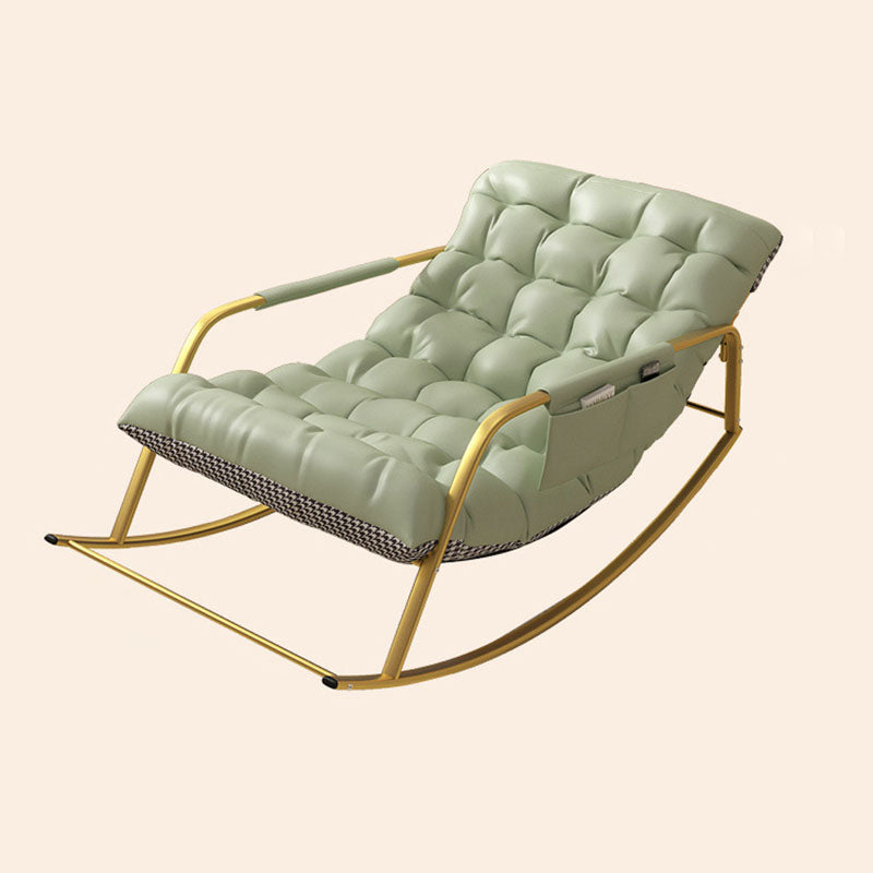 Minimalist Iron Leather Cotton Recliner