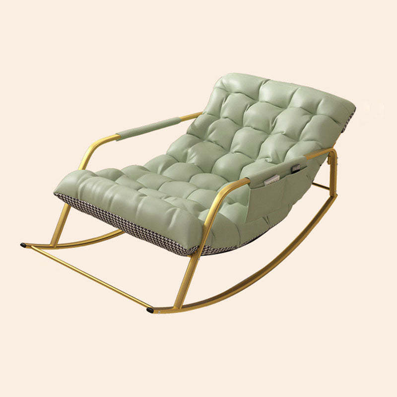 Minimalist Iron Leather Cotton Recliner